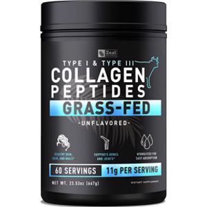 Zeal Naturals Unflavored Grass-fed Collagen Peptides