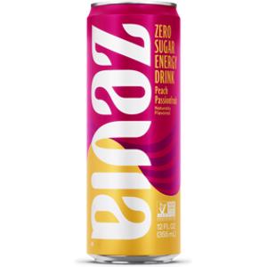 Zevia Peach Passionfruit Energy Drink