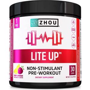 Zhou Lite Up Non-Stimulant Pre-Workout Berry Lemonade