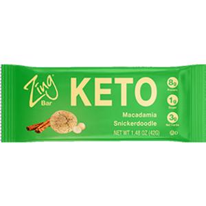 Zing Macadamia Snickerdoodle Keto Bar