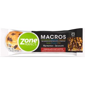 ZonePerfect Chocolate Chip Muffin Macros Bar