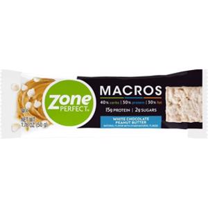 ZonePerfect White Chocolate Peanut Butter Macros Bar