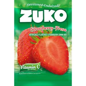 Zuko Strawberry-Fresa Drink Mix